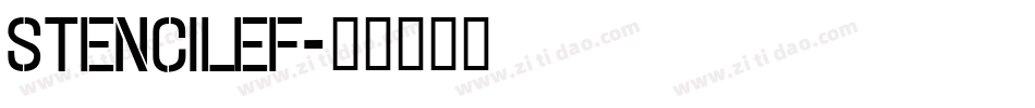 StencilEF字体转换