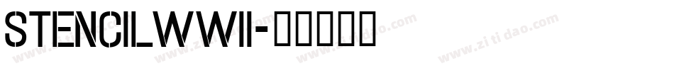 StencilWWII字体转换