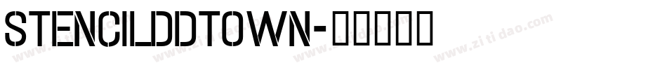 Stencilddtown字体转换