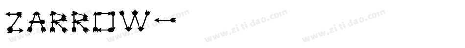 Zarrow字体转换