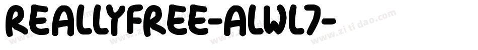 ReallyFree-ALwl7字体转换