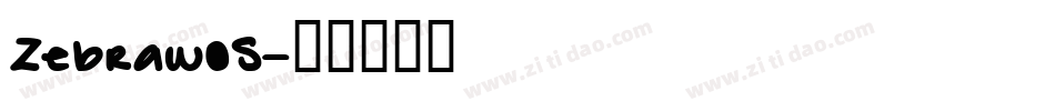 ZebrawOS字体转换