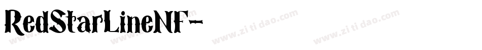 RedStarLineNF字体转换