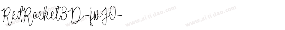 RedRocket3D-jwJ0字体转换