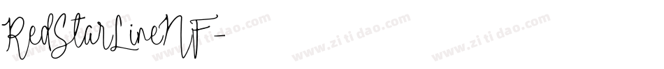 RedStarLineNF字体转换