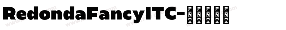 RedondaFancyITC字体转换