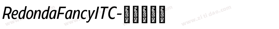 RedondaFancyITC字体转换