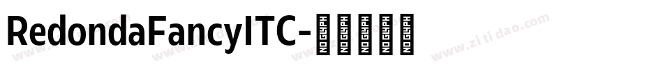 RedondaFancyITC字体转换