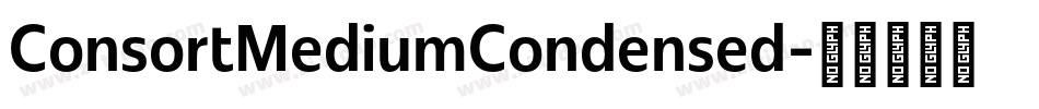 ConsortMediumCondensed字体转换