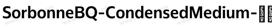 SorbonneBQ-CondensedMedium字体转换
