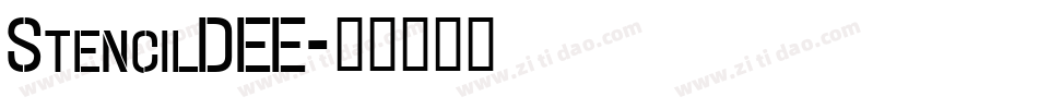 StencilDEE字体转换