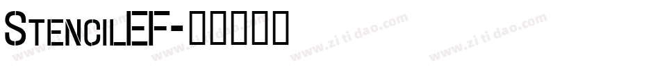 StencilEF字体转换