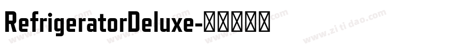RefrigeratorDeluxe字体转换