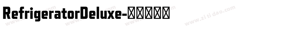 RefrigeratorDeluxe字体转换