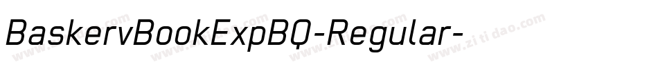 BaskervBookExpBQ-Regular字体转换