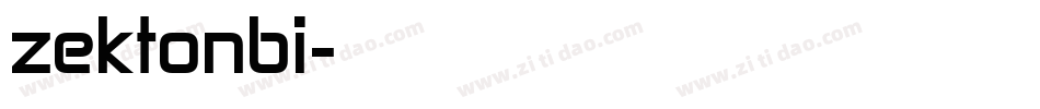 zektonbi字体转换