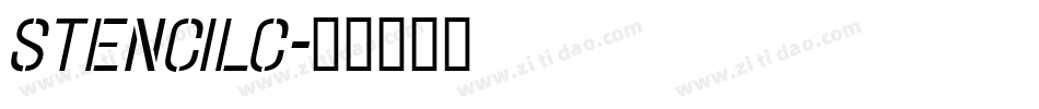 STENCILC字体转换