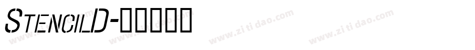 StencilD字体转换