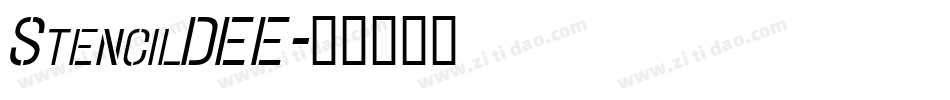 StencilDEE字体转换