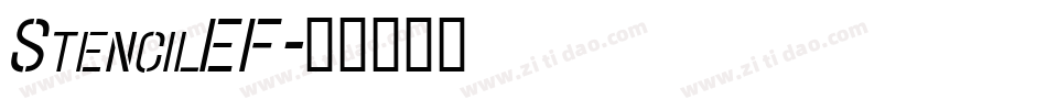 StencilEF字体转换