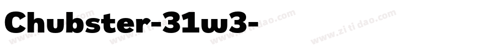 Chubster-31w3字体转换