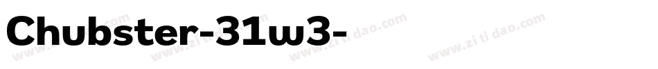 Chubster-31w3字体转换