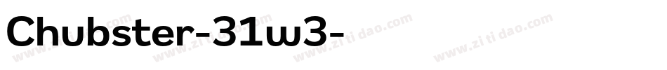 Chubster-31w3字体转换