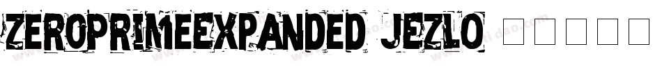 ZeroPrimeExpanded-jEZLO字体转换