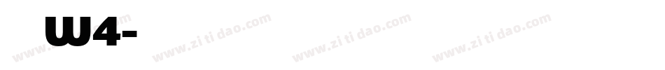 康印体W4字体转换