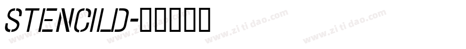StencilD字体转换