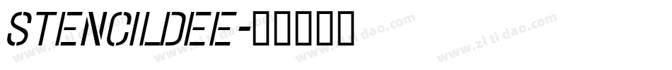 StencilDEE字体转换