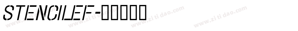 StencilEF字体转换
