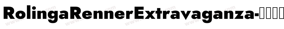 RolingaRennerExtravaganza字体转换