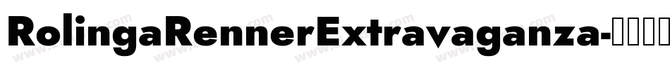 RolingaRennerExtravaganza字体转换
