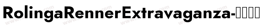 RolingaRennerExtravaganza字体转换