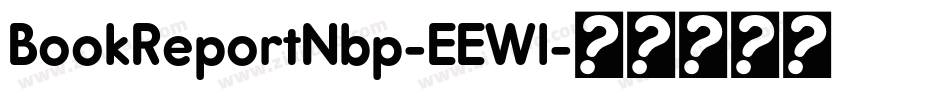 BookReportNbp-EEWl字体转换
