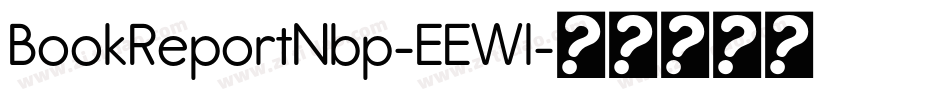 BookReportNbp-EEWl字体转换