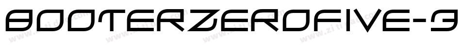BooterZeroFive-3X3字体转换