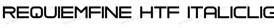 RequiemFine-HTF-ItalicLigs字体转换