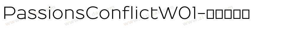 PassionsConflictW01字体转换