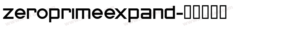 zeroprimeexpand字体转换