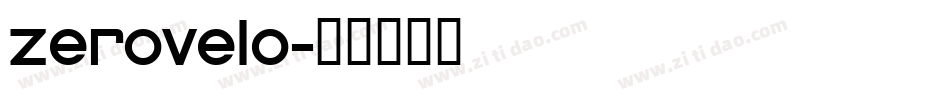 zerovelo字体转换