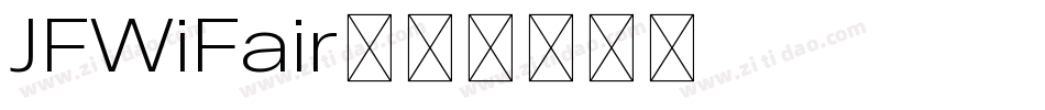 JFWiFair字体转换