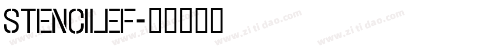 StencilEF字体转换