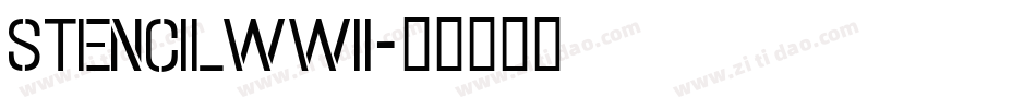 StencilWWII字体转换