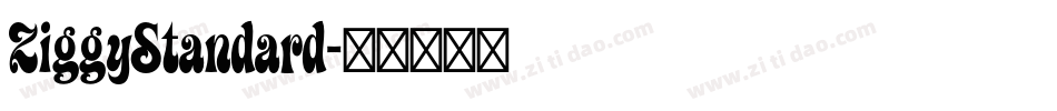 ZiggyStandard字体转换