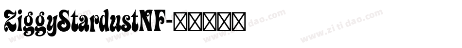 ZiggyStardustNF字体转换