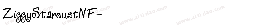 ZiggyStardustNF字体转换