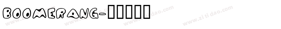 Boomerang字体转换