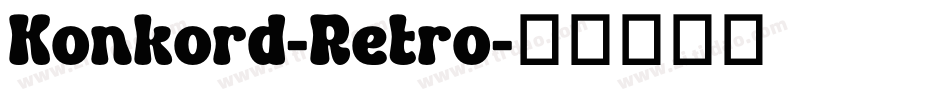 Konkord-Retro字体转换